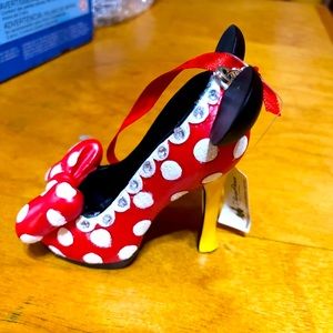 Minnie high heel shoe ornament